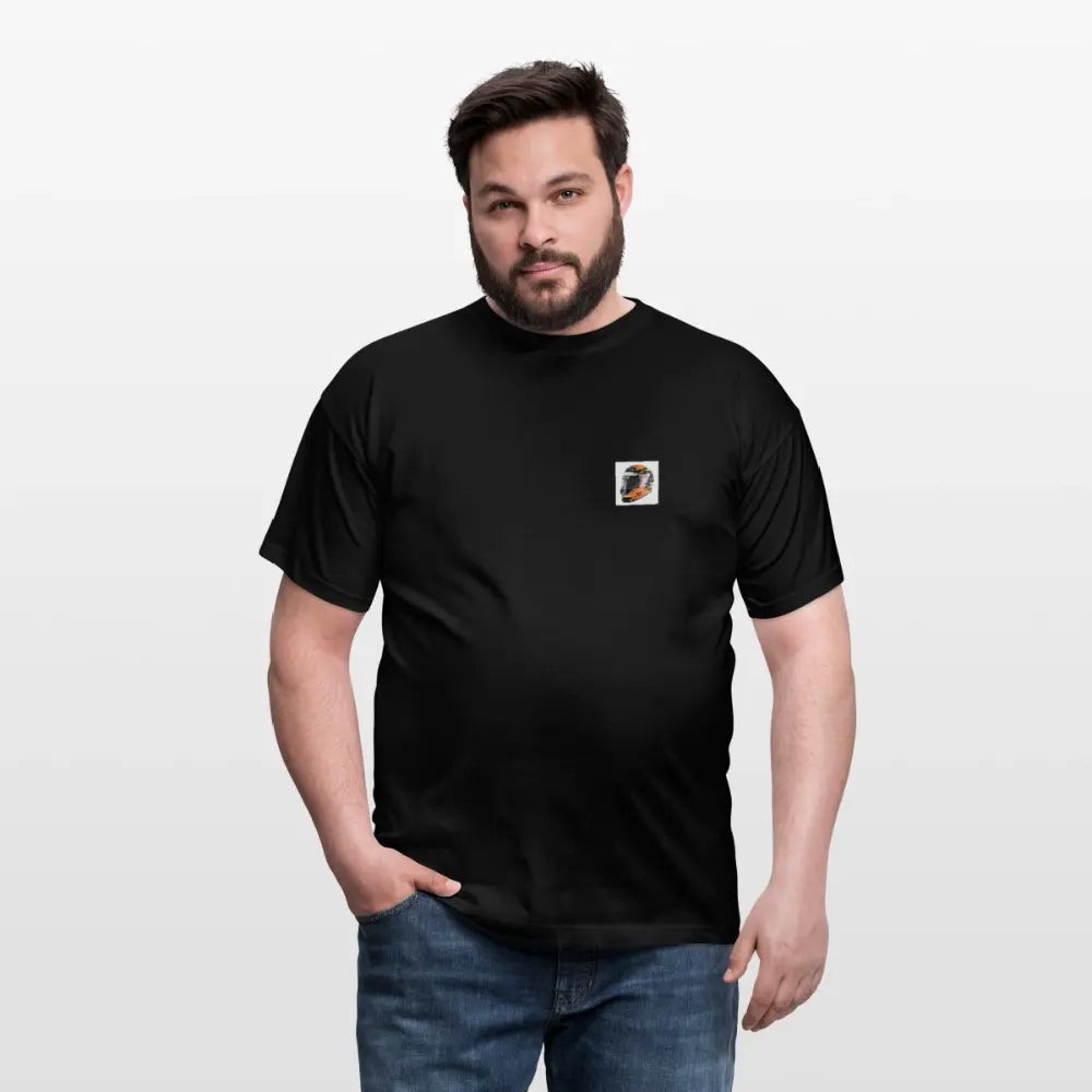 Männer T-Shirt Motorsport Baumwolle Detailmotiv