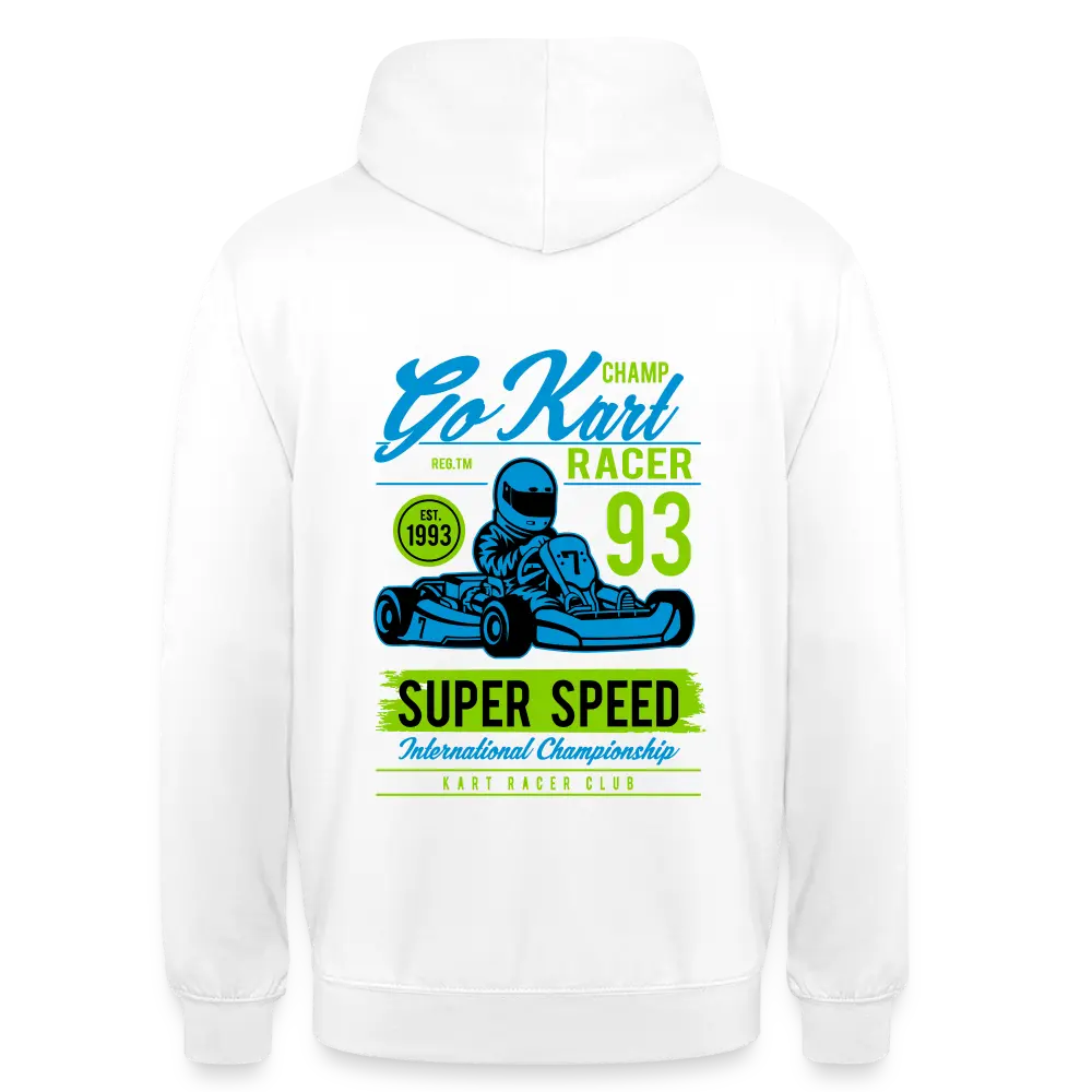 Unisex Hoodie Motorsport mit Racing-Design, Baumwollmischung und Kapuzenpullover für Streetwear und Fans