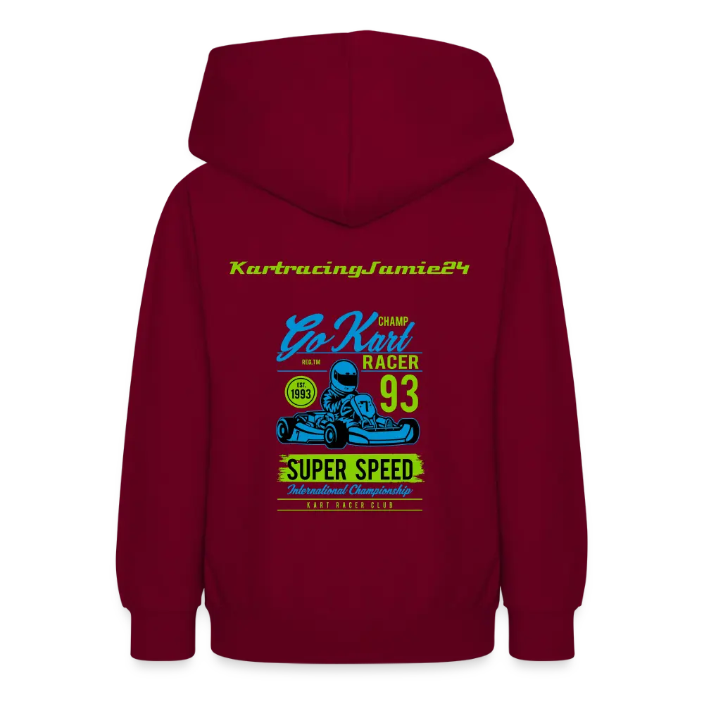 Teen Hoodie für Teenager mit Racing-Design, Vorderansicht