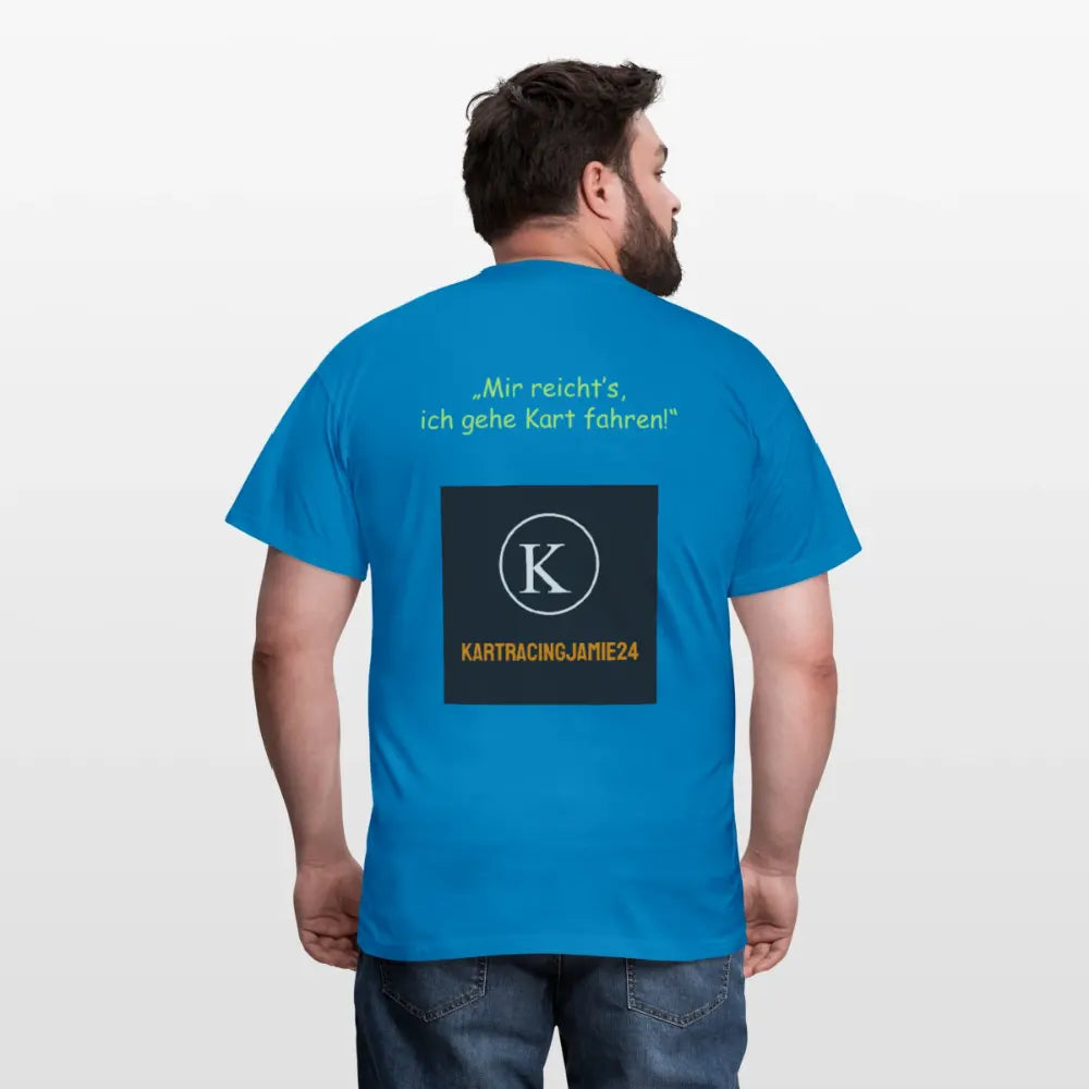 Männer T-Shirt Motorsport Baumwolle Detailmotiv