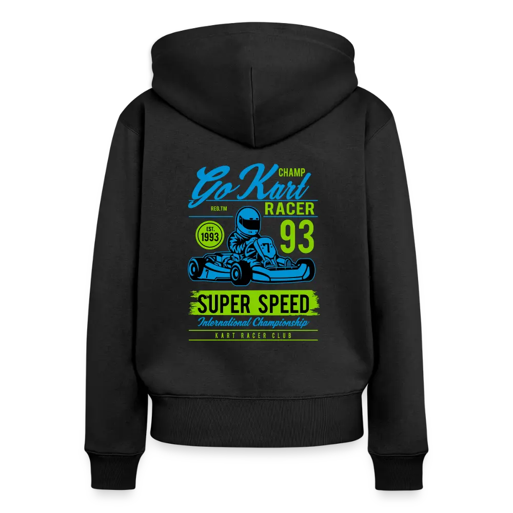 Premium Kapuzenjacke Damen mit Motorsport-Design