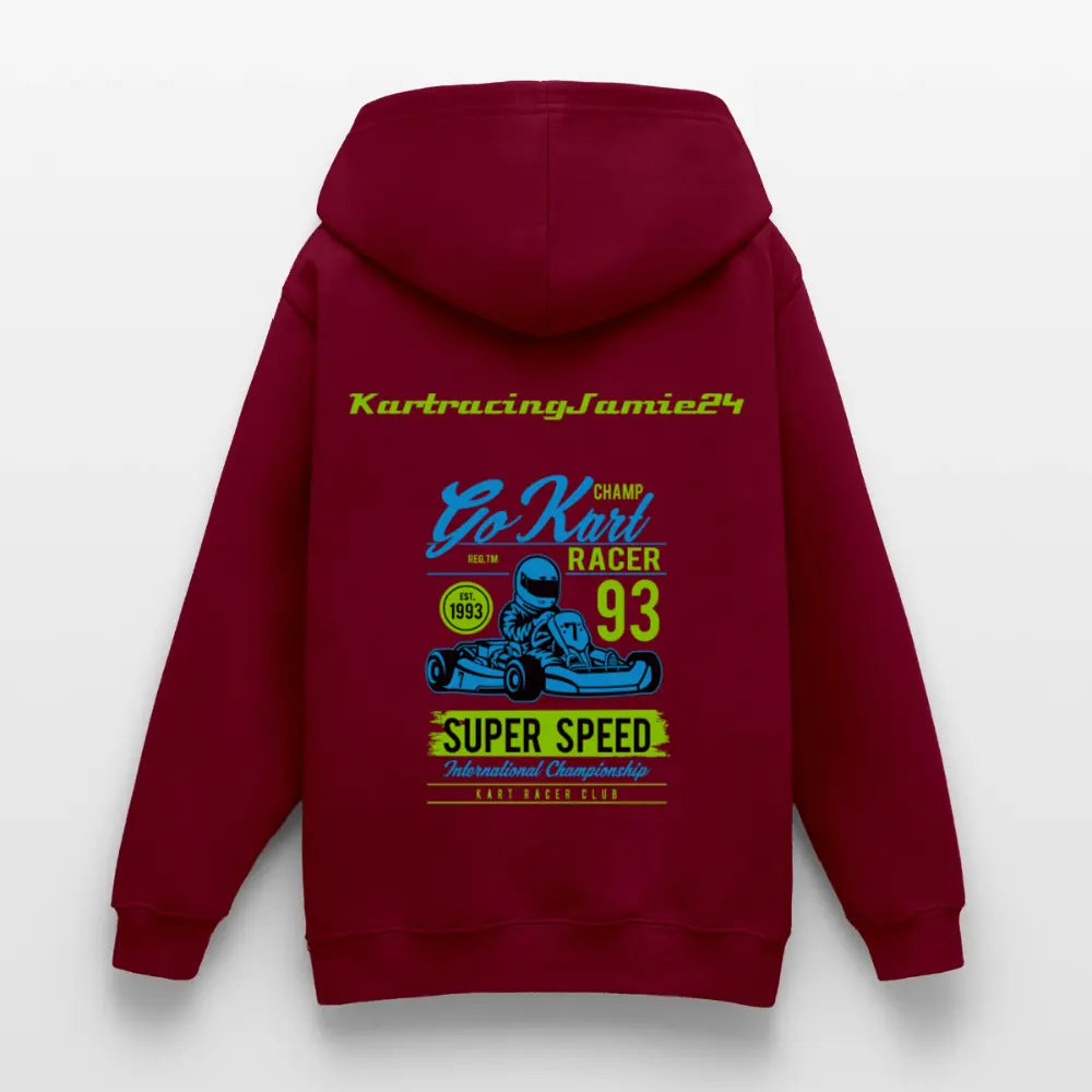 Teen Hoodie für Teenager mit Racing-Design, Vorderansicht