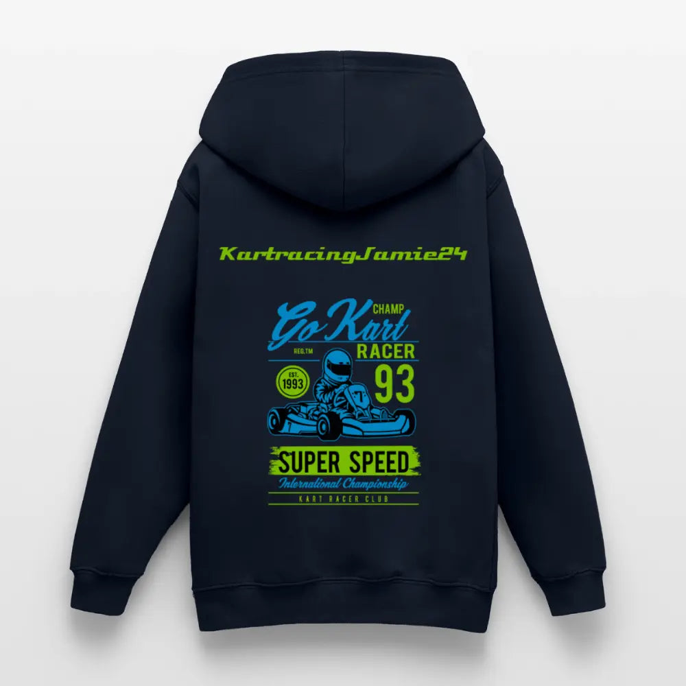 Teen Hoodie für Teenager mit Racing-Design, Vorderansicht