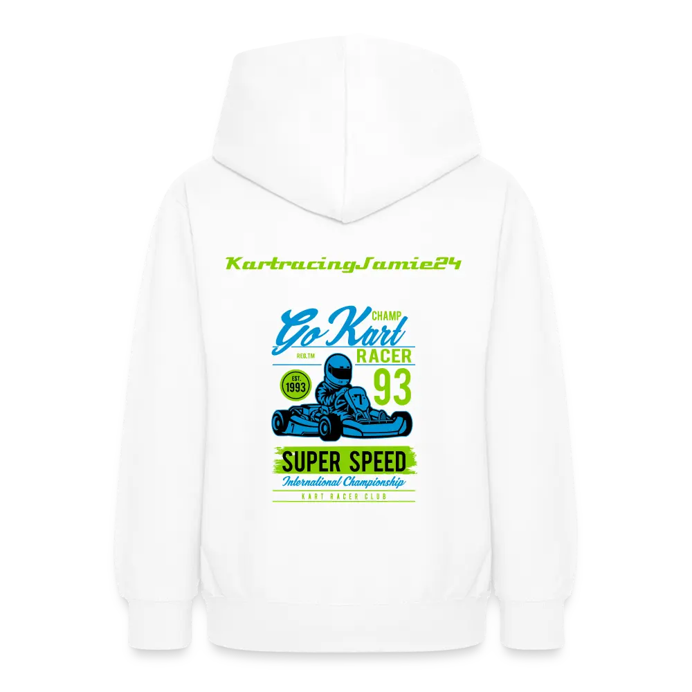 Teen Hoodie für Teenager mit Racing-Design, Vorderansicht