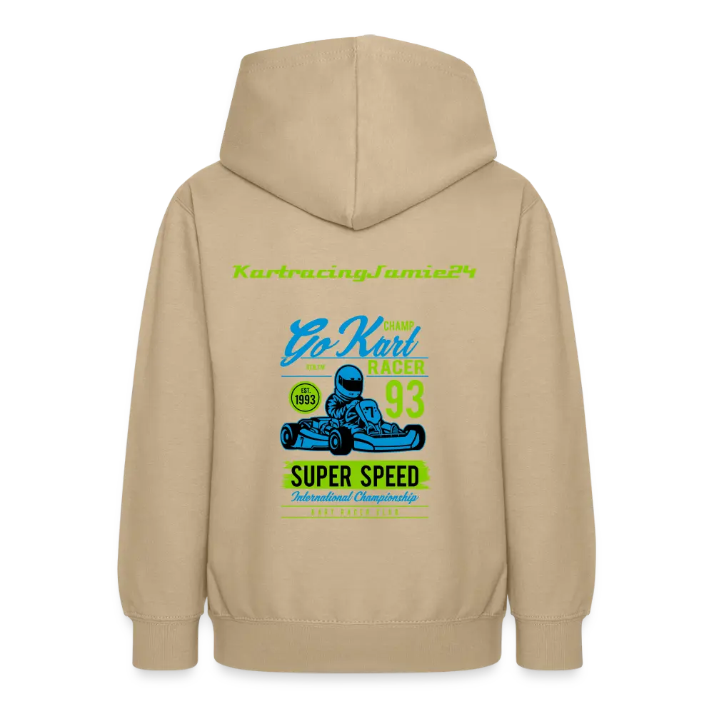 Teen Hoodie für Teenager mit Racing-Design, Vorderansicht