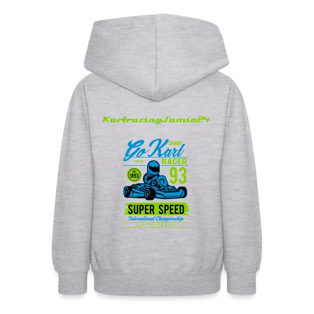 Teen Hoodie für Teenager mit Racing-Design, Vorderansicht