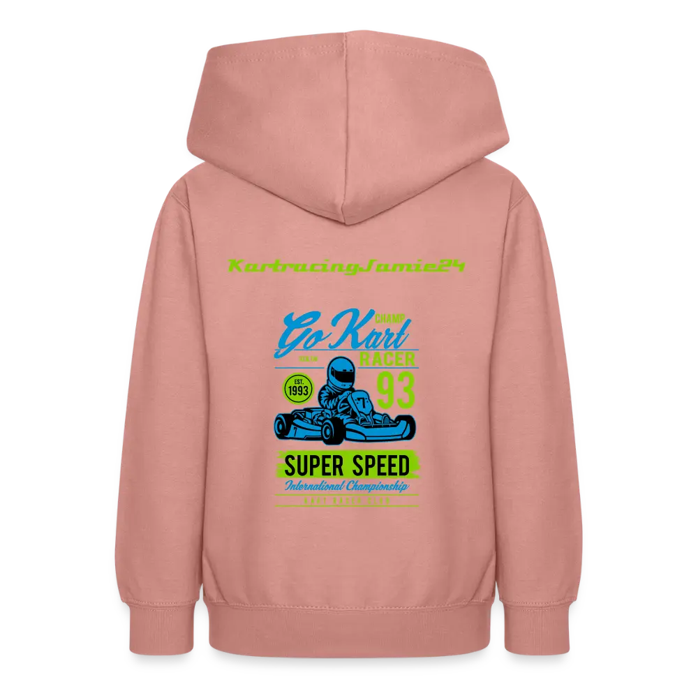 Teen Hoodie für Teenager mit Racing-Design, Vorderansicht