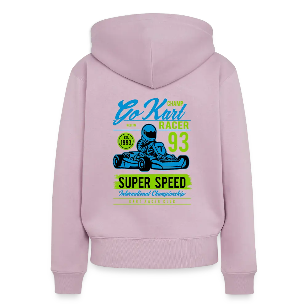 Premium Kapuzenjacke Damen mit Motorsport-Design