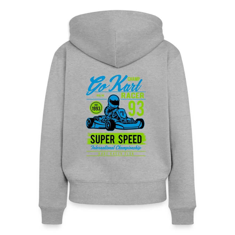 Premium Kapuzenjacke Damen mit Motorsport-Design