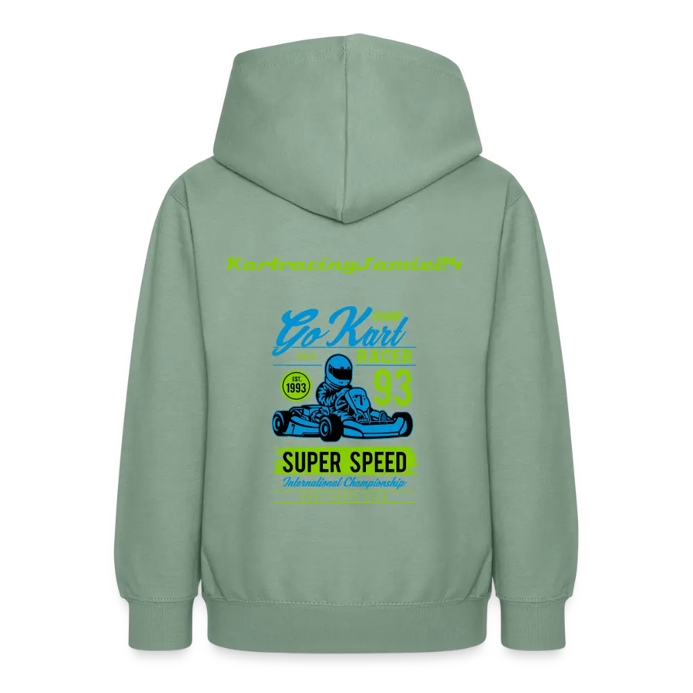 Teen Hoodie für Teenager mit Racing-Design, Vorderansicht