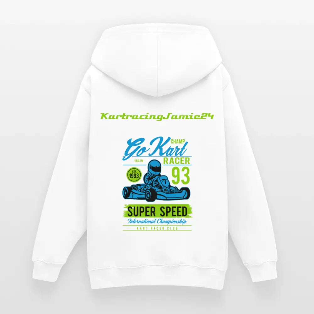 Teen Hoodie für Teenager mit Racing-Design, Vorderansicht
