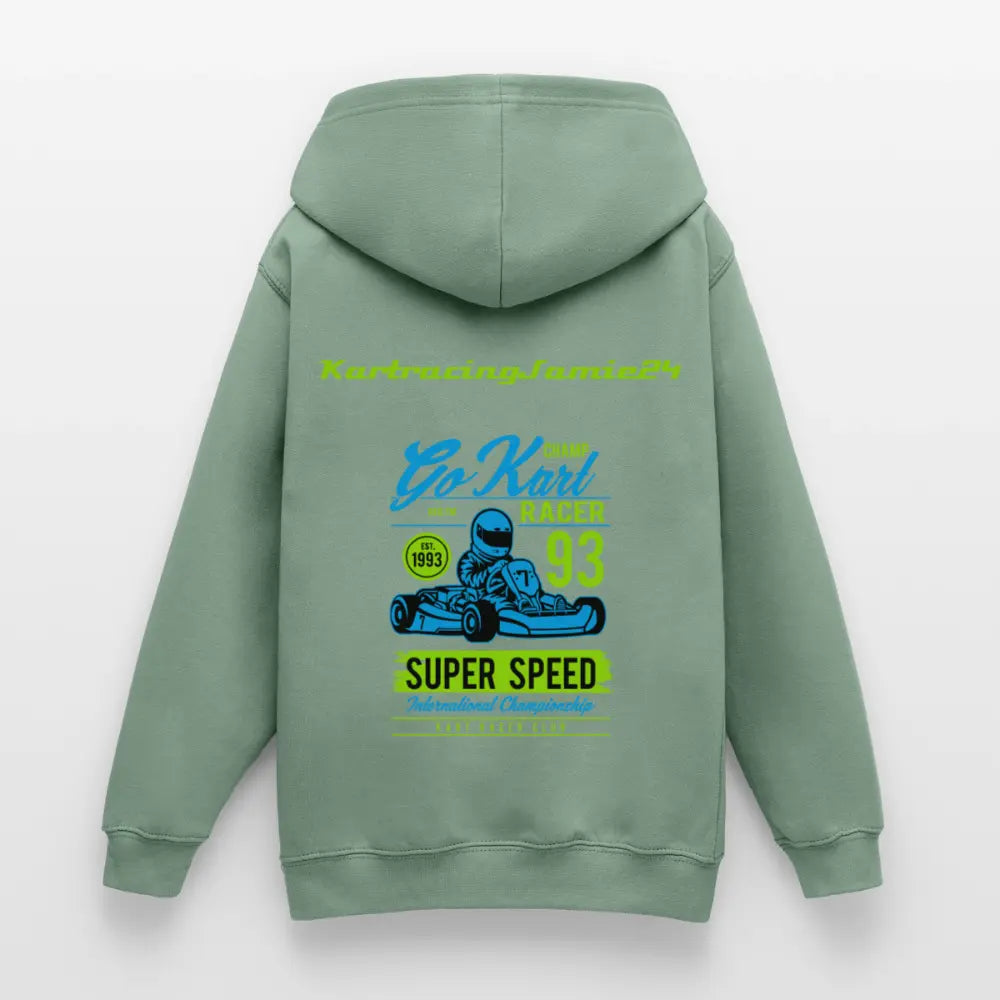 Teen Hoodie für Teenager mit Racing-Design, Vorderansicht