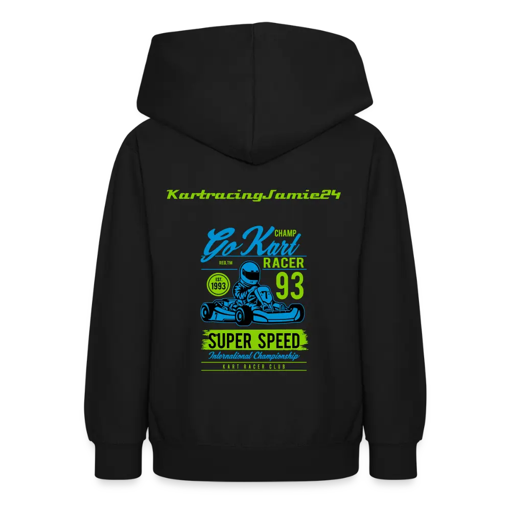 Teen Hoodie für Teenager mit Racing-Design, Vorderansicht