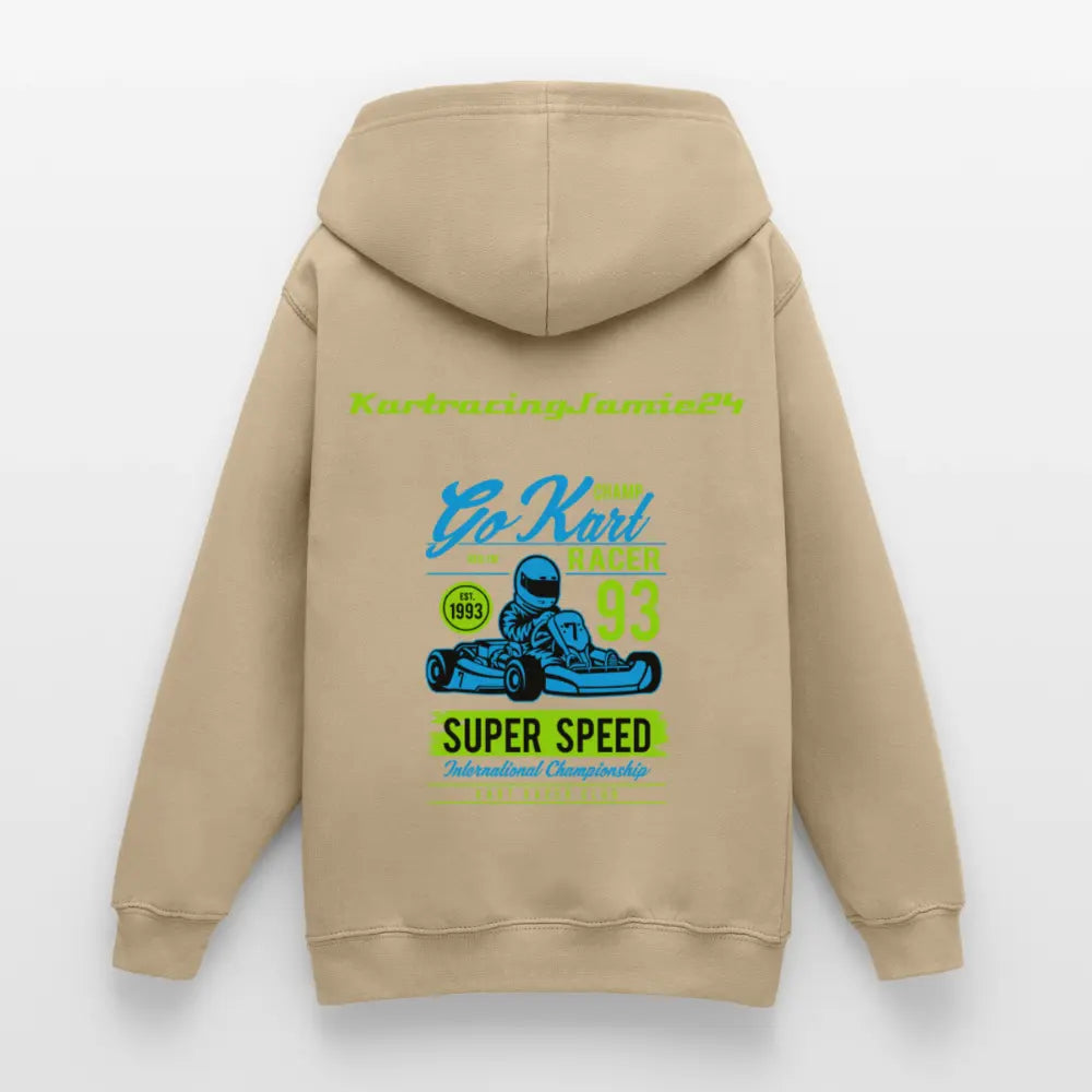 Teen Hoodie für Teenager mit Racing-Design, Vorderansicht