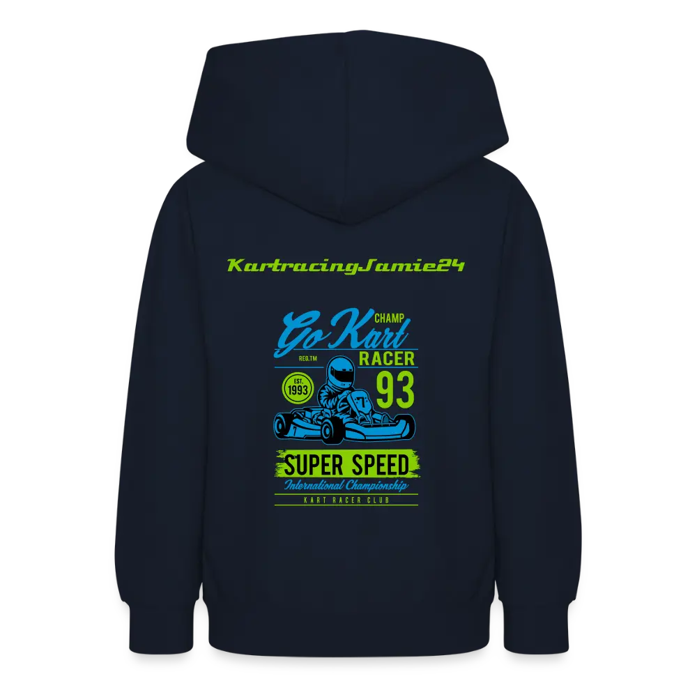 Teen Hoodie für Teenager mit Racing-Design, Vorderansicht